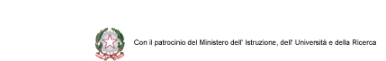 Con il patrocinio  del Ministero dell'Istruzione, dell'Università e della Ricerca e Ministero dell'Ambiente e della Tutela del Territorio e del Mare